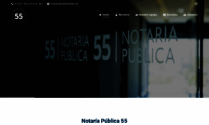 Notaria55mty.com thumbnail