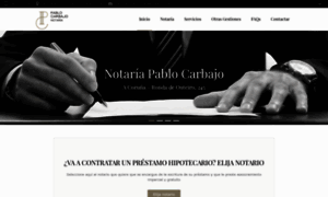 Notariapablocarbajo.com thumbnail