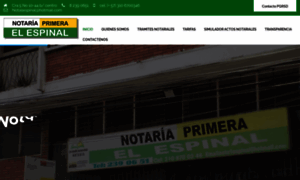 Notariaprimeraespinal.com thumbnail