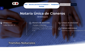 Notariaunicacisneros.com.co thumbnail