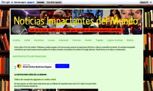 Noticiasimpactantesdelmundo.blogspot.com thumbnail