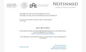 Notinmed.sinave.gob.mx thumbnail