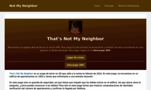 Notmyneighborapk.online thumbnail