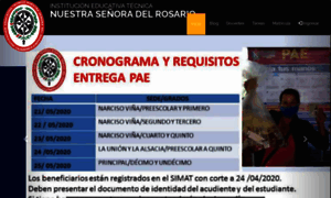 Nuestrasenoradelrosariocajamarca.colegiosonline.com thumbnail