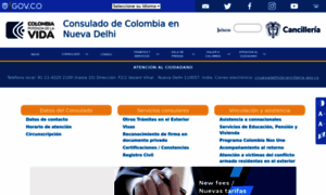 Nuevadelhi.consulado.gov.co thumbnail