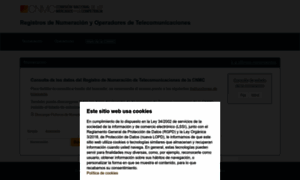 Numeracionyoperadores.cnmc.es thumbnail