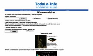 Numeros-a-letras.todala.info thumbnail