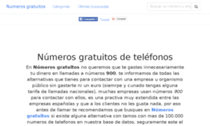 Numerosgratuitos.es thumbnail