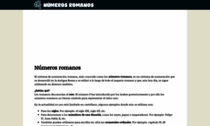Numerosromanos.babuo.com thumbnail