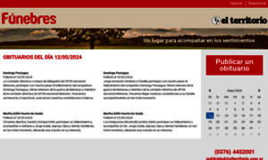 Obituarios.elterritorio.com.ar thumbnail