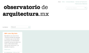 Observatoriodearquitectura.mx thumbnail