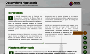 Observatoriohipotecario.adicae.net thumbnail