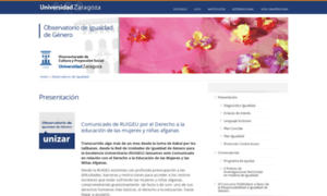 Observatorioigualdad.unizar.es thumbnail