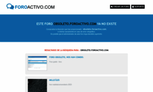 Obsoleto.foroactivo.com thumbnail