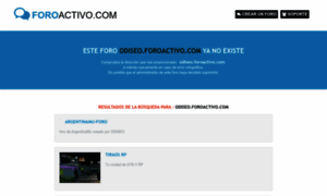 Odiseo.foroactivo.com thumbnail