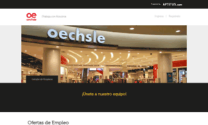 Oechsle.aptitus.com thumbnail