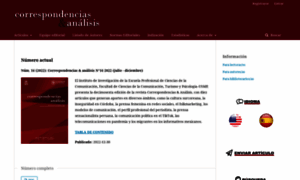 Ojs.correspondenciasyanalisis.com thumbnail