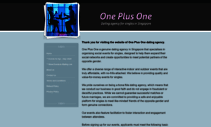 Oneplusone.com.sg thumbnail