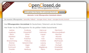 Openclosed.de thumbnail