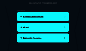 Operamundi-magazine.com thumbnail