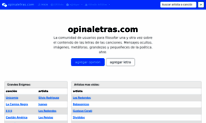 Opinaletras.com thumbnail