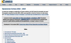 Oposicionescorreos.info thumbnail