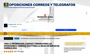 Oposicionescorreosytelegrafos.com thumbnail