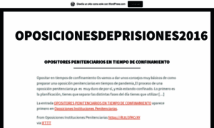 Oposicionesdeprisiones2016.wordpress.com thumbnail