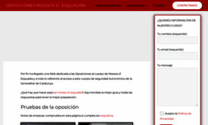 Oposicionesmossosesquadra.com thumbnail