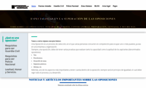 Oposicionesnacionales.com thumbnail