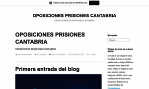 Oposicionesprisionescantabria.wordpress.com thumbnail