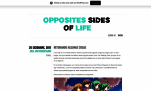 Oppositesidesoflife.wordpress.com thumbnail