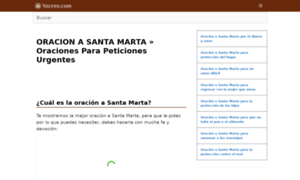 Oracionasantamarta.net thumbnail