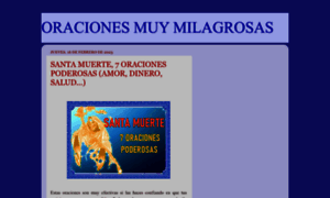Oracionesmuymilagrosas.com thumbnail