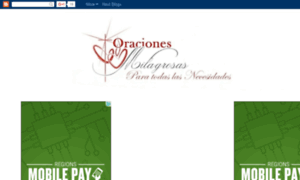 Oracionesydevocionesmilagrosas.blogspot.mx thumbnail