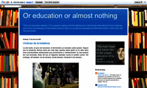 Oreducationoralmostnothing.blogspot.com.es thumbnail