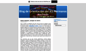 Orientacionmachado.wordpress.com thumbnail