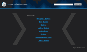 Ormeno-bolivia.com thumbnail