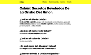 Oshun.info thumbnail