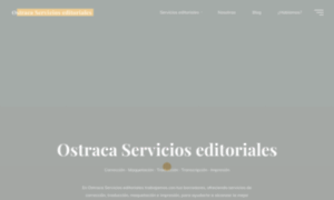 Ostracaservicioseditoriales.com thumbnail