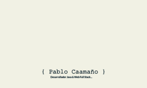 Pablocaamano.com.ar thumbnail