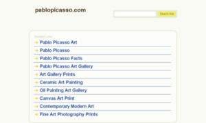 Pablopicasso.com thumbnail