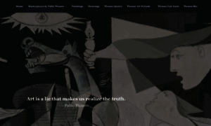 Pablopicasso.org thumbnail