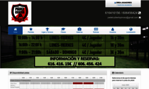 Padelindoorpinoso.websdepadel.com thumbnail