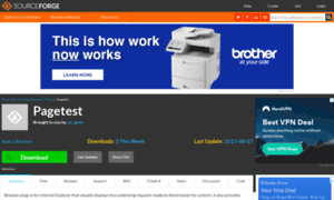 Pagetest.sourceforge.net thumbnail