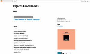 Pajaroslanzallamas.blogspot.com thumbnail