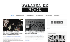 Palabraderock.com thumbnail