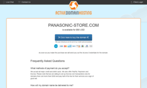 Panasonic-store.com thumbnail