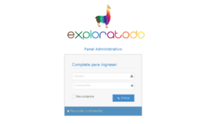 Panel.exploratodo.com thumbnail