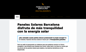 Panelessolaresbarcelona.com thumbnail